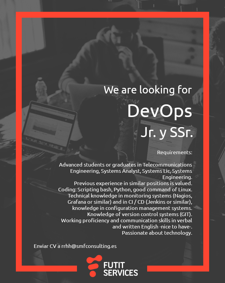 DevOps search flyer